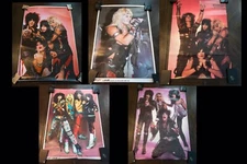 Vintage Lot of Rare MOTLEY CRUE Large Posters - Shout At The Devil 1984 & 1986