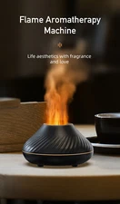 Flame Humidifier Aromatherapy Diffuser 7 Colors Light Home Air Humidifier 130ML