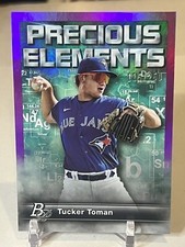 TUCKER TOMAN /250 Purple Precious Elements 2023 Bowman Platinum #PE-29 Blue Jays