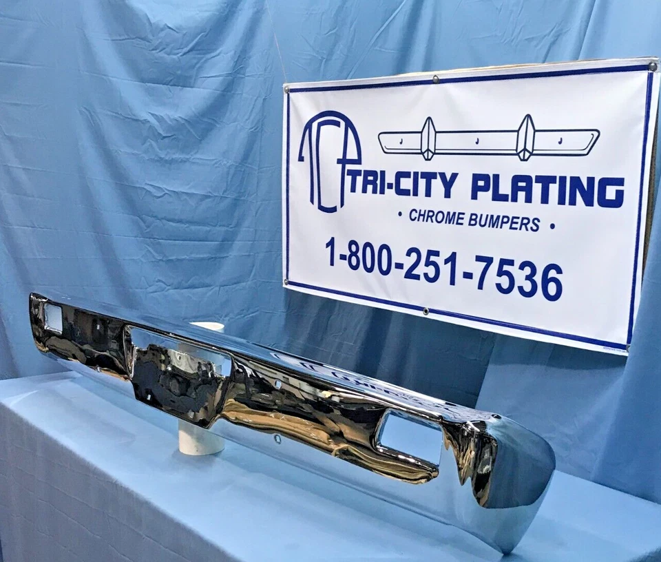 Parachoques delantero Plymouth Barracuda Valiant 1966 66 *cromo fresco* Foto 3 de 4