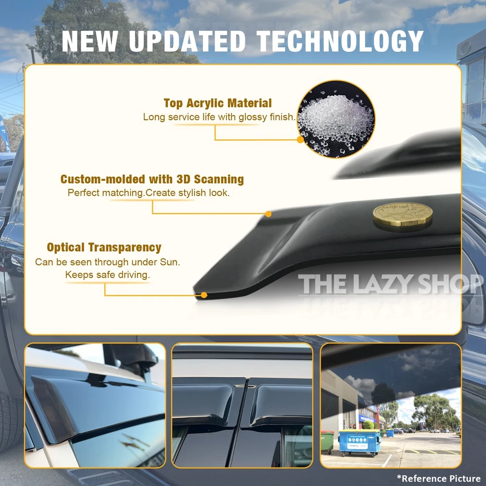 Weather shields Weathershields for Mazda CX9 2007-2016 Sun Visors - image 2 of 4