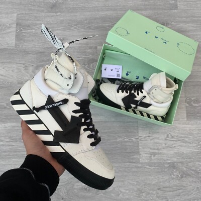 off white low vulc on feet