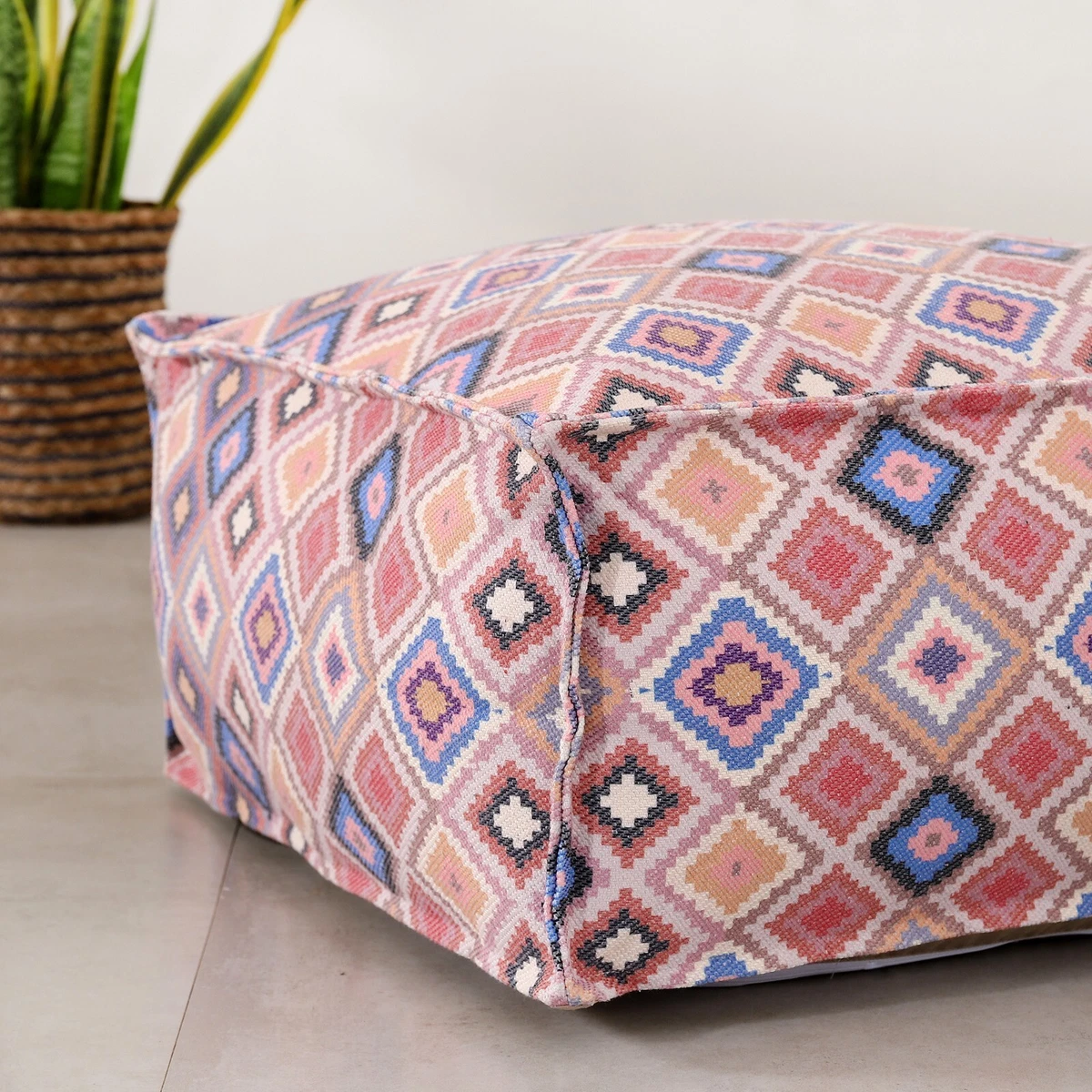 Pillow cheap pouf ottoman