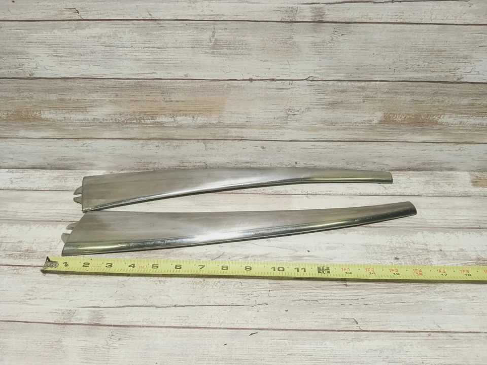 Hudson Hornet & Wasp 1954 molduras de capucha de acero inoxidable diestro/derecho OEM Foto 2 de 4