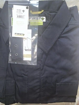 NWT First Tactical Mens Specialist Bdu S/s Shirt Hunting Navy Blue Size 4xl