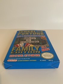 Wheel of Fortune -- Family Edition (Nintendo) NES Complete Boxed CIB 