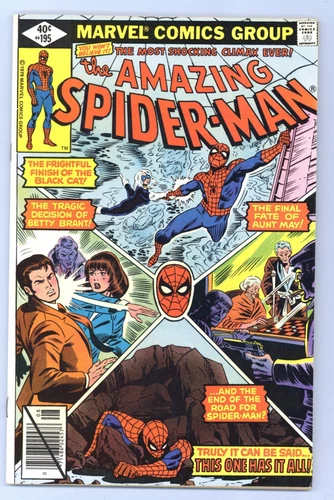 Amazing Spider-Man 195 (VF+) ORIGIN/2nd BLACKCAT Kingpin 1979 Marvel Comics e780