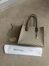 Michael Kors Large Logo Mercer Tote Rare Colour Tan Brand New