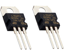 L7812CV Regulator 12 Volt 1.5 Amp Fixed Voltage 2 Pack For Repairs Arduino DIY