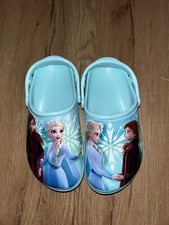 JUNIORS GIRLS FROZEN II DISNEY CROCS SIZE 3