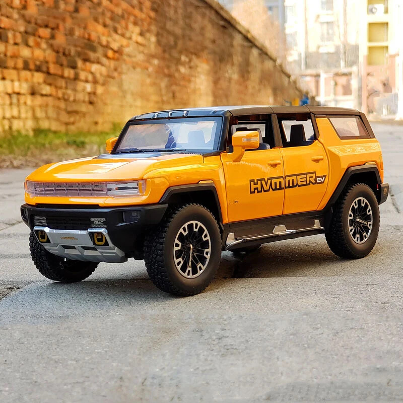 1:24 Hummer EV SUV Off-Road Alloy Car Toy Car Collet Model Car