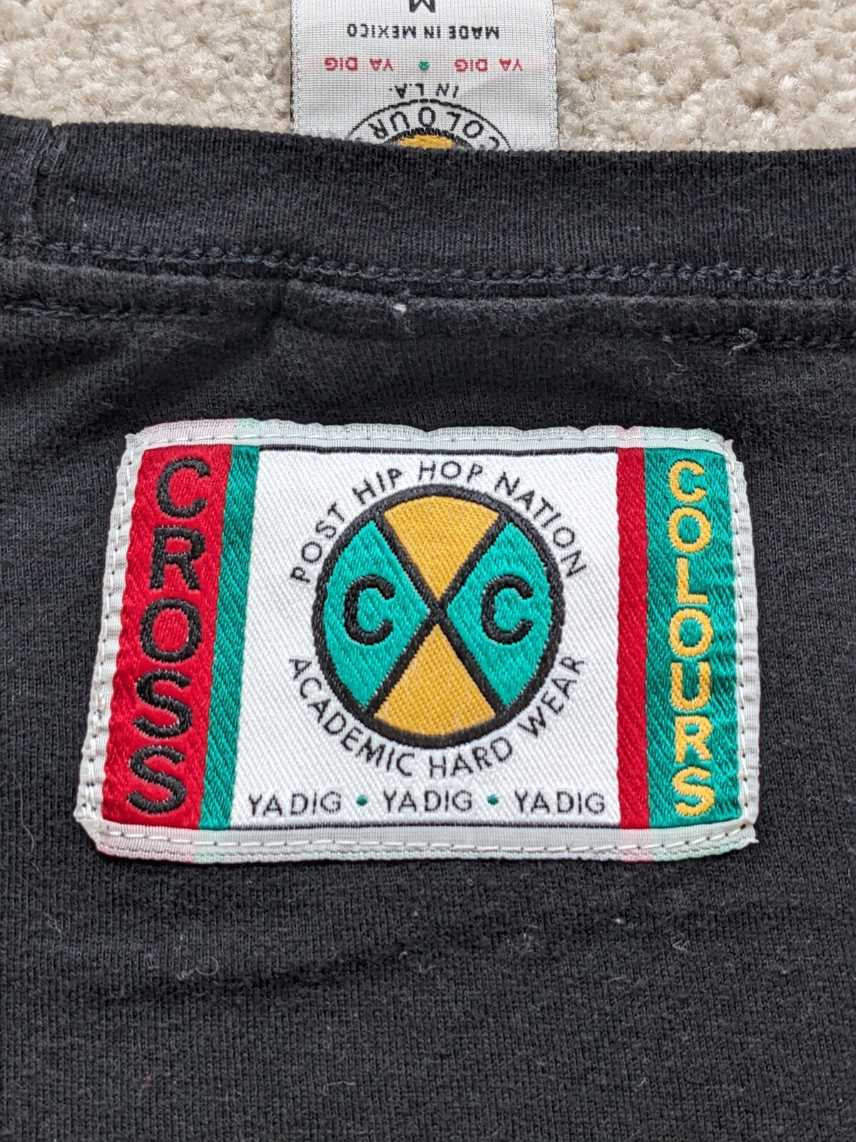 Vintage Cross Colours Will Smith 90s T-Shirt Size Med… - Gem