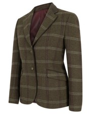 Hoggs Of Fife Musselburgh Ladies Tweed Hacking Jacket Bracken(mhuj/br)-clearance