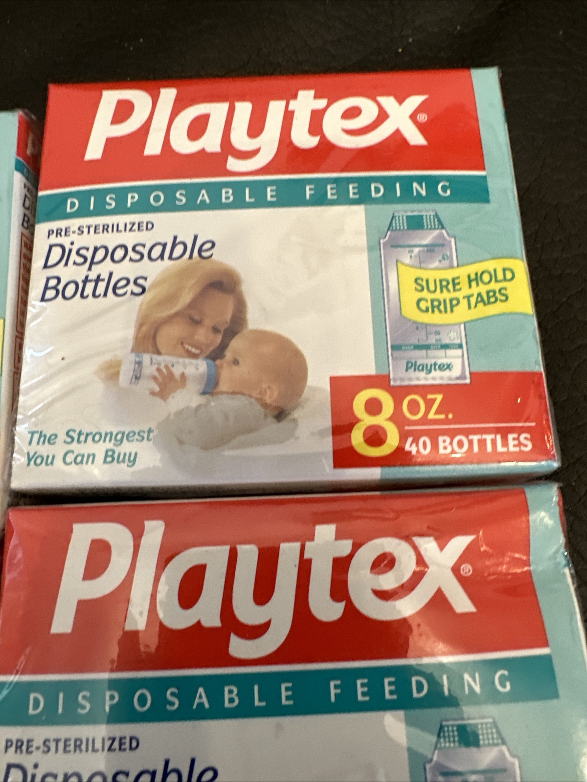 4 Boxes Playtex Disposable Baby Bottle Liners 8oz 160 Bottles 1995 New