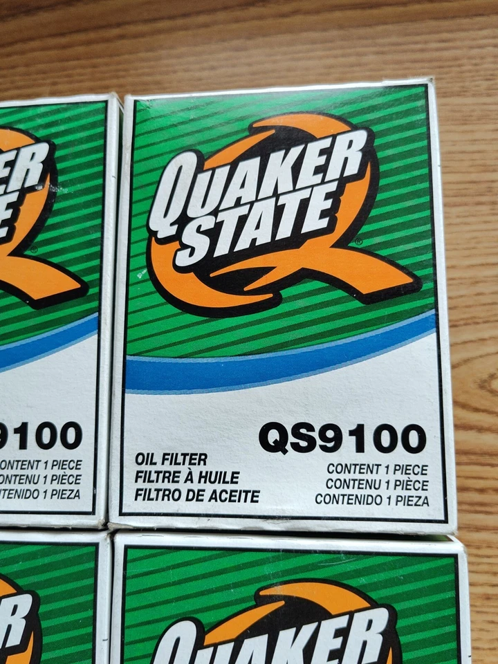 4 filtros de aceite CUATRO QS9100 QUAKER STATE para Chevrolet Silverado GMC SIERRA Foto 2 de 4