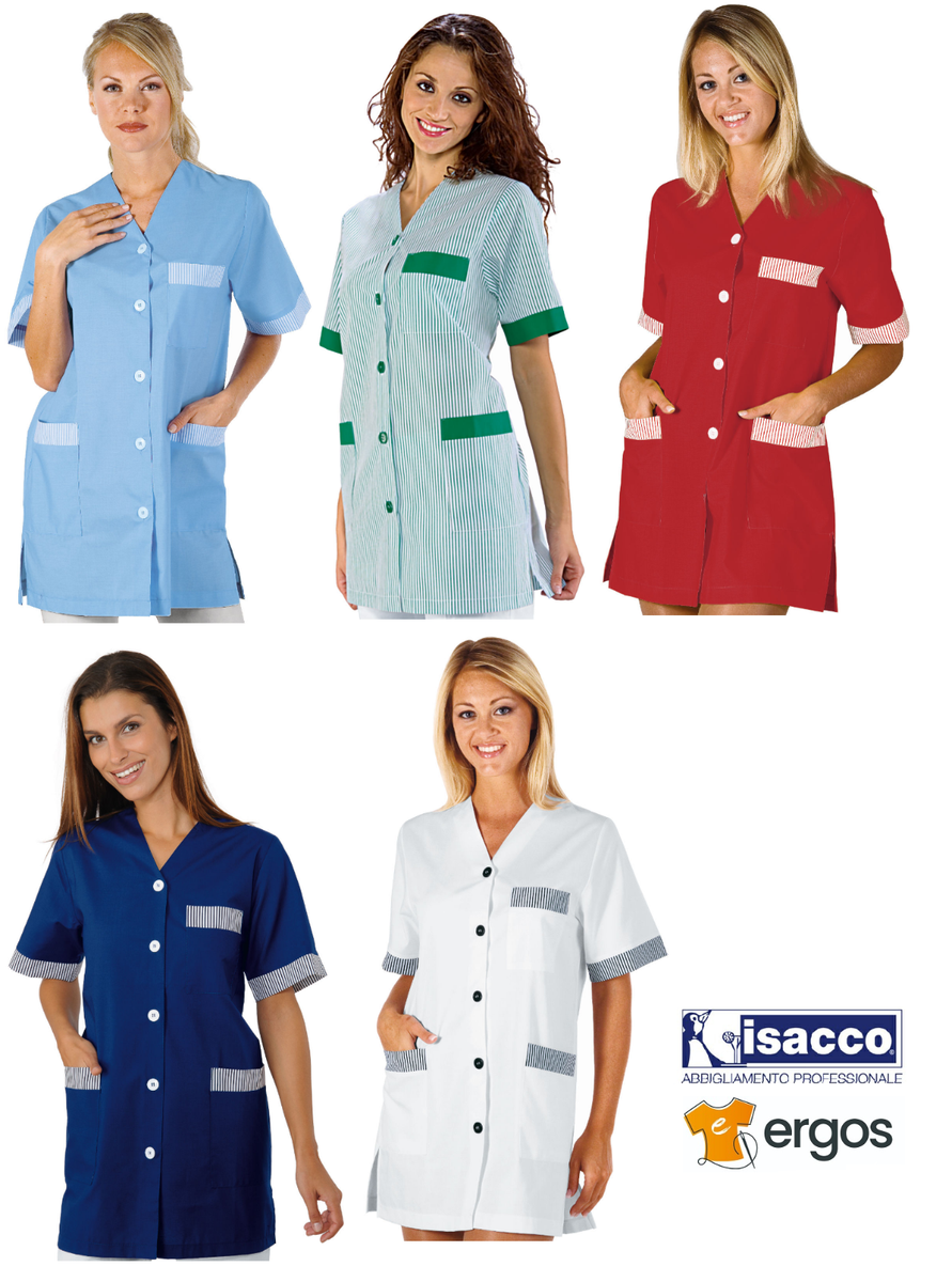 Isacco Casacca DACCA Camicia Bottoni Divisa Settore Alimentare