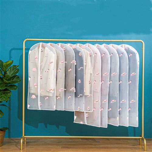 Hanging Suit Dust Cover Garment Protector Dress Clothes Bag Dustproof Storage - Picture 1 of 11