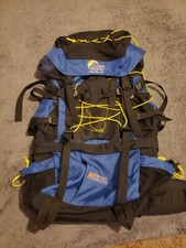 Lowe Alpine Attack 65 Blue/ Black Air Mesh Backpack Waist pack LOTSA ROOM! 🔥