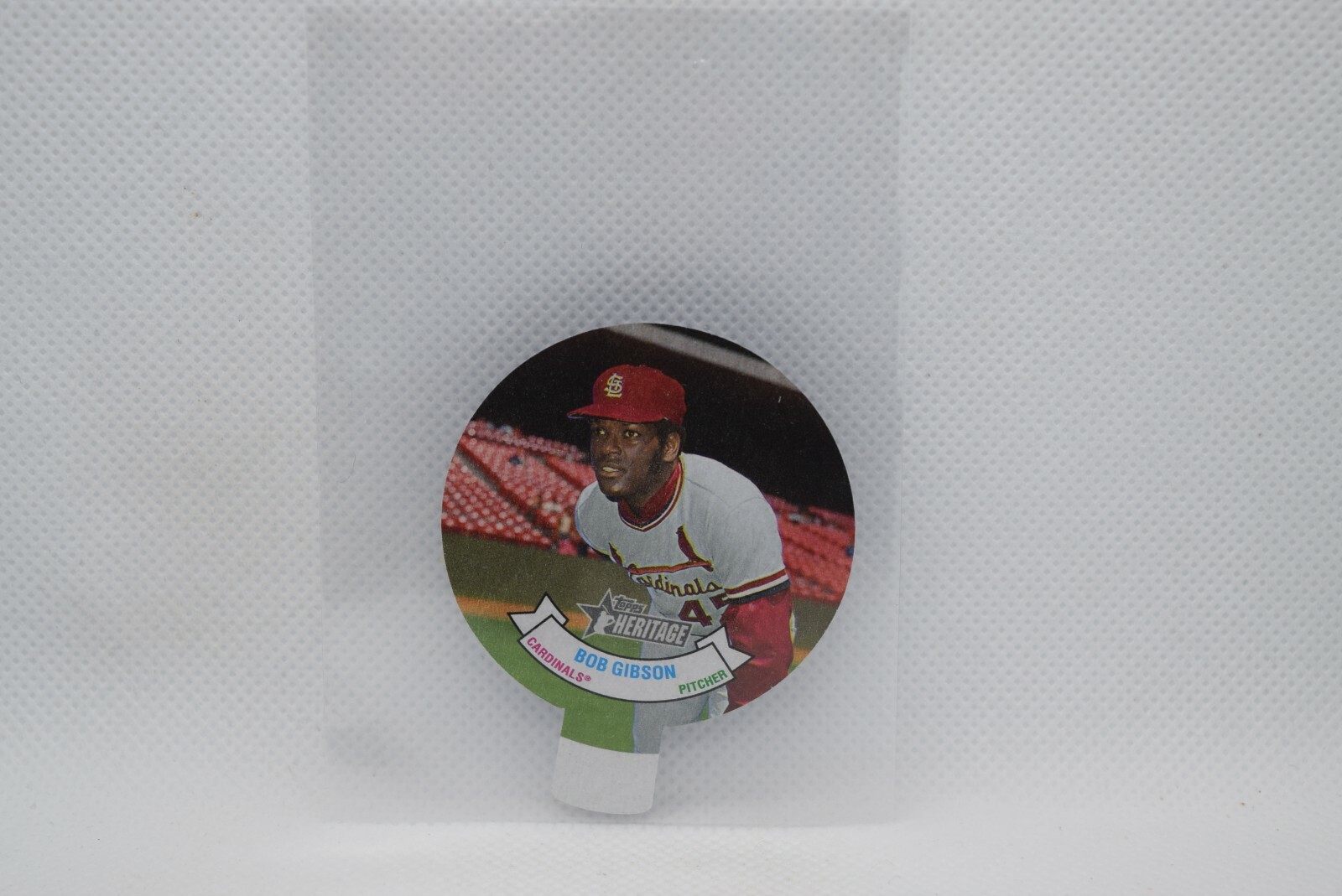 Bob Gibson 13 of 25 - Topps Heritage 2021 Candy Lid 1972  - Bubble Gum SP