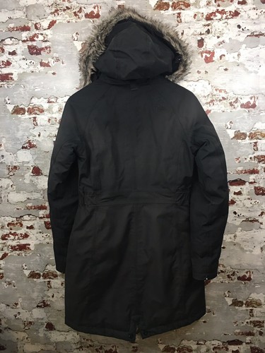 THE North Face Small S 550 Down Womens Arctic Parka Black Jacket Dryvent Coat - Picture 4 of 15
