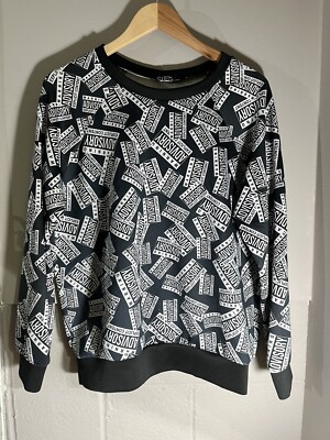 Cleo Apparel Long Sleeve Sweater Shirt Womens Hip Hop All Over Print Street Wear