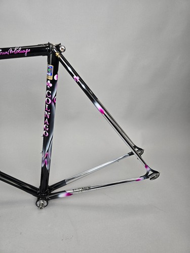 Rahmen Set Colnago Master Piu Gilco 130 mm vintage steel frame 90s 53 cm purple - Bild 10 von 22