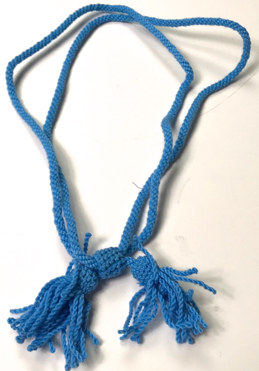 CIVIL WAR US CSA UNION CONFEDERATE ENLISTED SAGE BLUE HAT CORD-INFANTRY