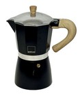 Gnali & Zani Black And Chrome Stovetop Italian Espresso Maker (R)