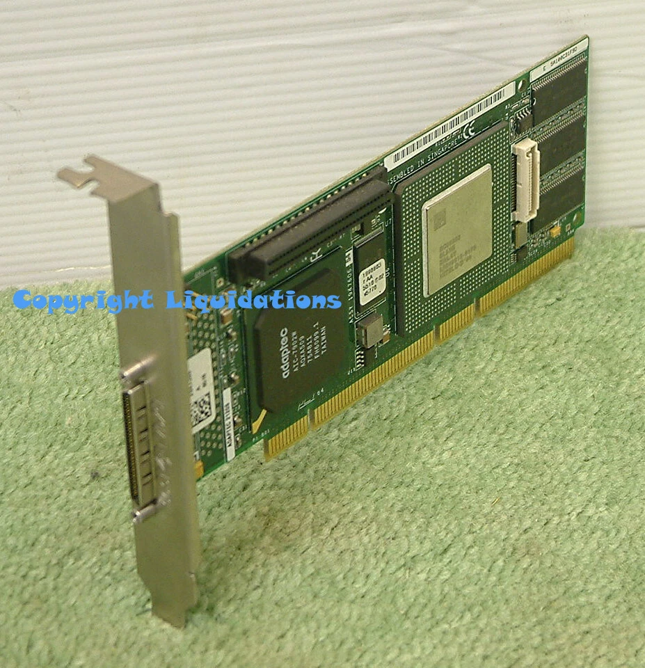 ADAPTEC ASR- 2120S /64MB PCI-X SCSI RAID Controller Card -HP WS RAID - Image 2 of 3