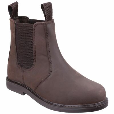 Amblers Childrens Boots Camberwell Pull On Dealer Boot Brown