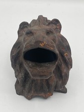 Lion Head Fountain Spout Cast Iron