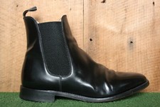 LOAKE Style 290B Black Leather Chelsea Boots UK 10 F ≈ US 11 M