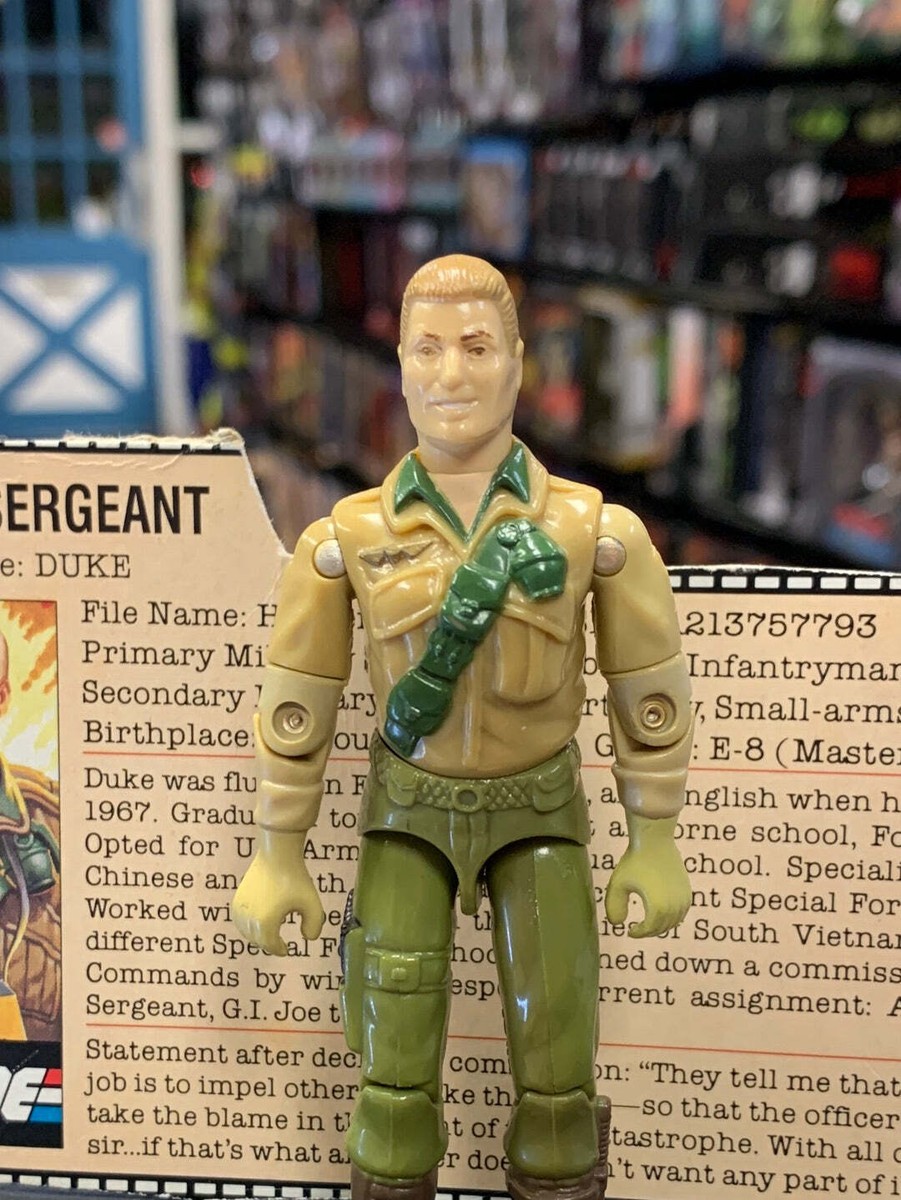 G.I. Joe フィギュア 6体セット Duke with File Card 8408 (Vintage GI Joe, Hasbro) Complete | eBay