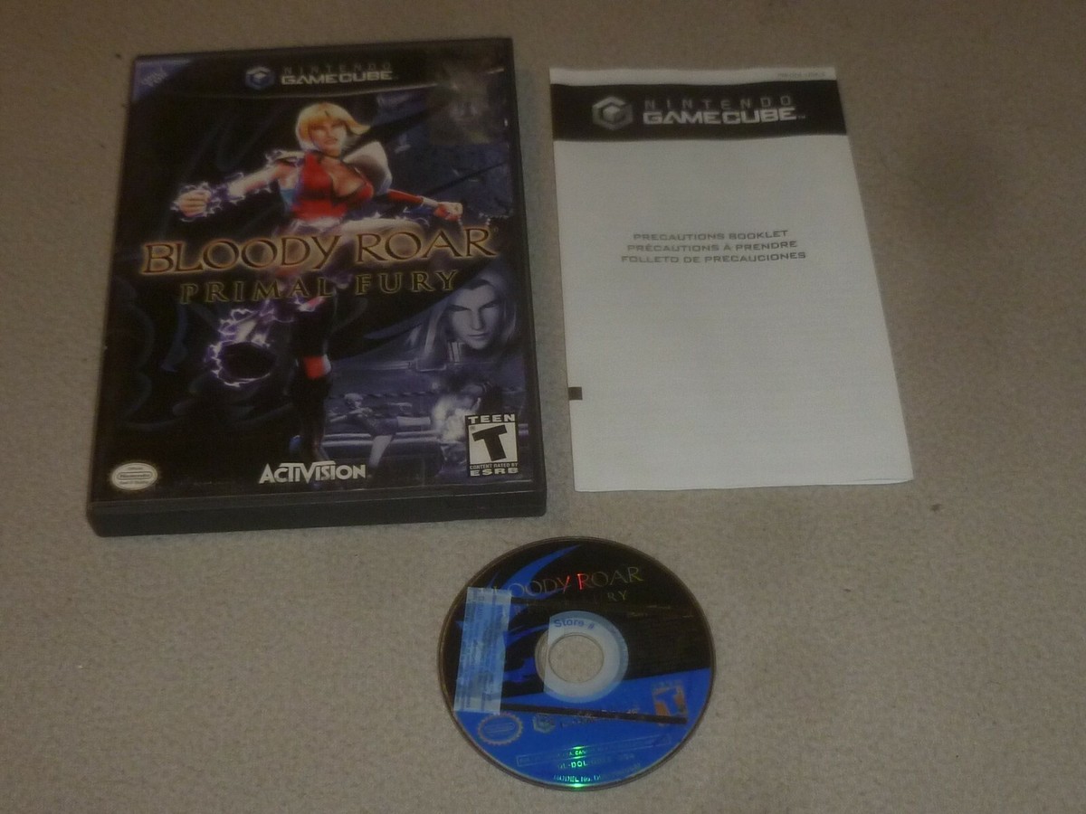 NINTENDO GAMECUBE VIDEO GAME BLOODY ROAR PRIMAL FURY DISC W CASE ACTIVISION  Wii