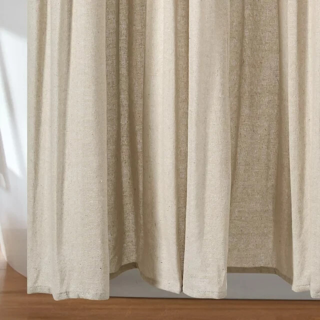 Lush Decor Button Shower Curtain, 72" x 72", Linen eBay