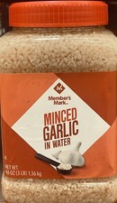Members Mark MINCED GARLIC in water 48 oz TUB
