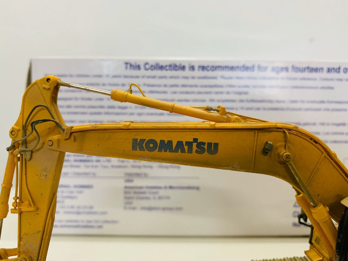 1:50 Scale Die-Cast Model Komatsu HB215LC-2 Excavator Muddy