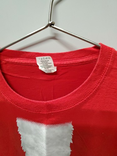 Traje de Navidad Navidad Santa Novedad Mangas Cortas Camiseta (Talla LG) Para Hombre Rojo - Imagen 4 de 7