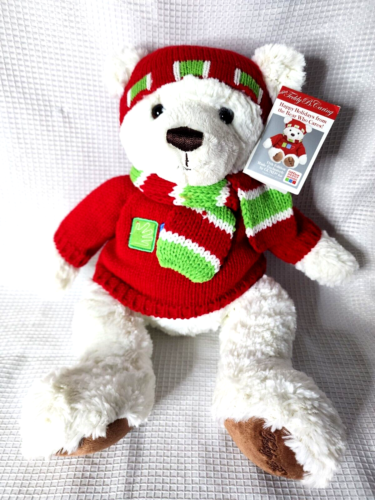 Office Depot 11th Edition Plush Bear With Scarf And Hat 16" - Picture 1 of 13