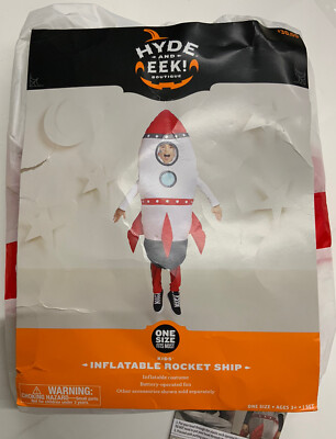   Hyde & EEK Kids One Size Fits Most Inflatable Rocket Ship Halloween Costume