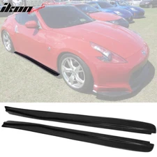 Fits 09-20 Nissan 370Z Aero Jacket Style Side Skirts Extension Rocker Panel PU