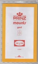 Prinz Black Stamp Mounts 152x228 For Indian Dancers , Auto New 6 Blocks Pack