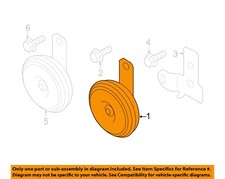 SUBARU OEM 18-23 Crosstrek Electrical Horn-High Note Horn 86012FL040