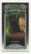 2020 Topps Allen & Ginter A CAVE Where Monsters Live Mini Insert #MWML-2