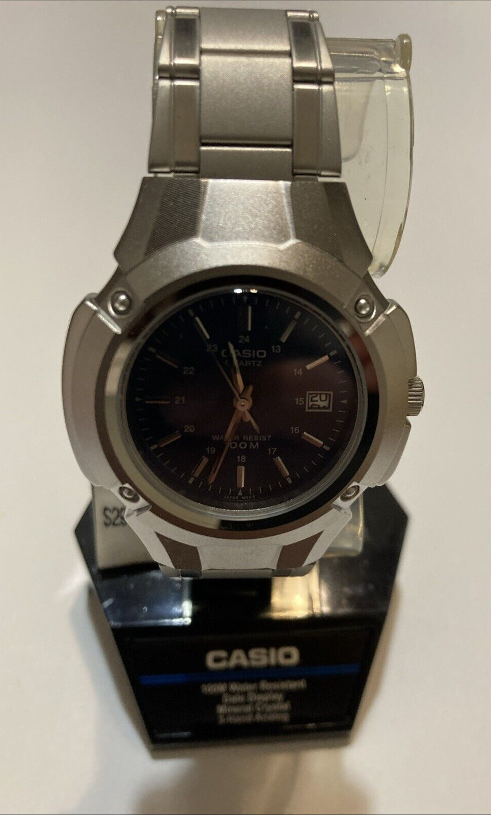 Casio MTP-3036A-2AV  Blue Dial Mens Quartz Watch 100 M Water Resistant Need  Bat