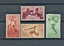 Spanish Guinea 1958 Mint NH 4 SPORT Stamps Boxing, Basketball, Running, Jumping