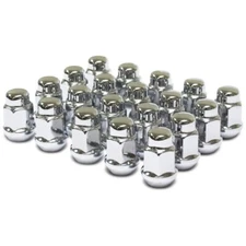 20pc 1/2'' X 20 Chrome Bulge Acorn Lug Nuts  Fits DODGE, FORD, GM,TRAILER 🎗️