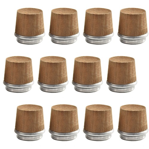 12 Pcs Cork Aluminum Wood Tea Kettle Stopper Bottle Mini Liquor Bottles eBay