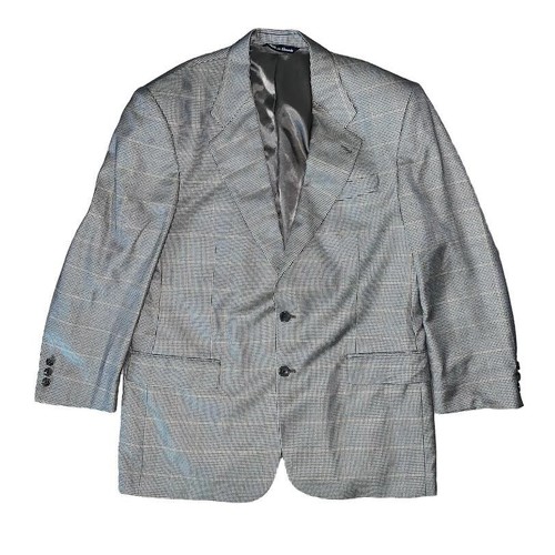 Jack Victor Montreal Houndstooths Men's Wool Silk Blend Blazer 42R - Picture 3 of 11