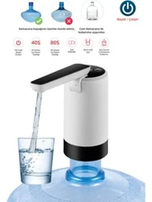 Portable Bottled Water Dispenser Auto Electric Pump Rechargeable Battery 2-5 Gal